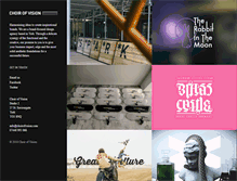 Tablet Screenshot of choirofvision.com